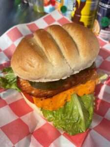 Fried chicken sandwich